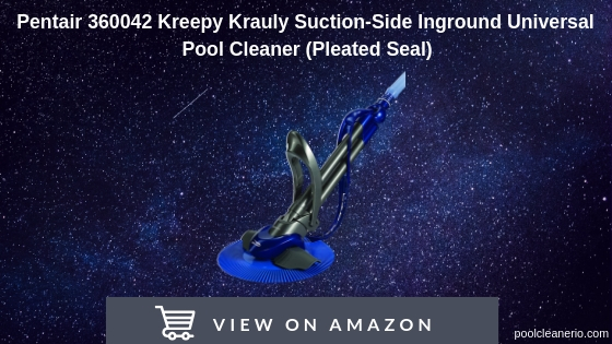 Pentair 360042 Kreepy Krauly Suction-Side Inground Universal Pool Cleaner (Pleated Seal)